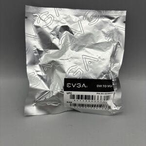 EVGA‎ Video Monitor Adapter - 29 pin DVI-I (Dual-Link) Male to 15 pin VGA Female